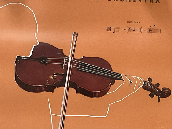 Image 1 of 1950er-60er Jahre Poster von Boosey & Hawkes – The Viola
