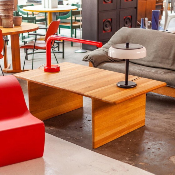 Image 1 of Couchtisch aus Eiche für Leolux, 1970