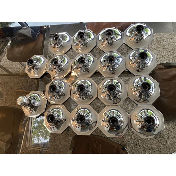 Image 1 of Vintage Spaceage Wandleuchte von Motoko Ishii für Staff 1960s