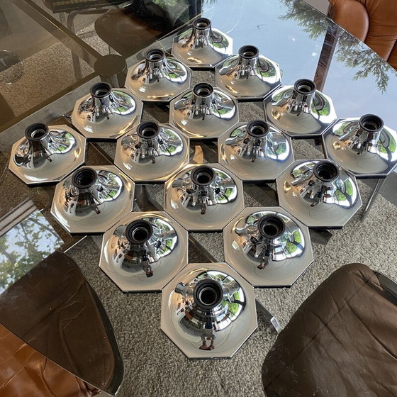 Image 1 of Vintage Spaceage Wandleuchte von Motoko Ishii für Staff 1960s