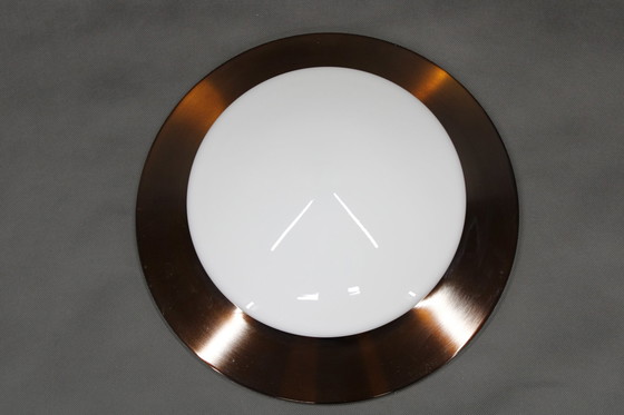 Image 1 of 1980S Set von drei Deckenleuchten im Art Deco Stil