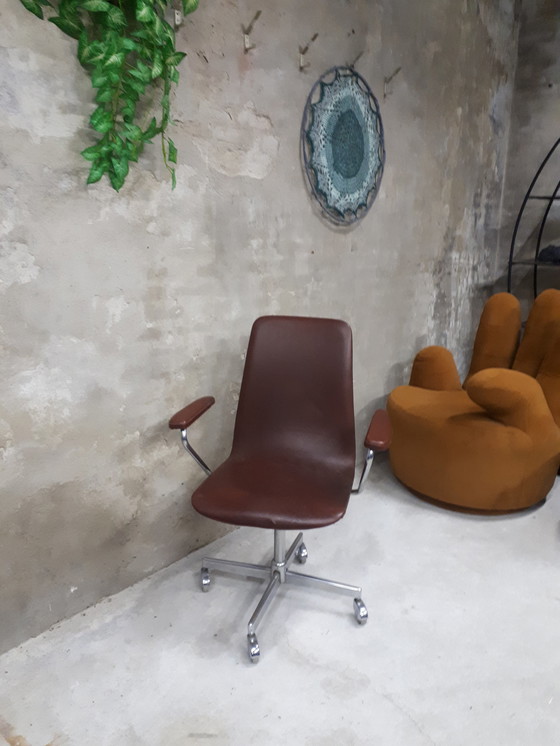 Image 1 of 60er Jahre Vintage Büro-Drehstuhl
