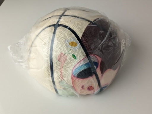 Basketball Art Ball von Javier Calleja X Mira Mikati Limitierte Auflage Málaga 2023