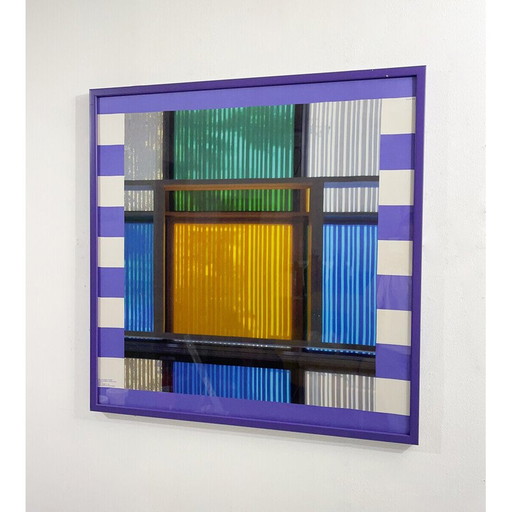 Vintage Souvenirfoto von Daniel Buren für Hermès