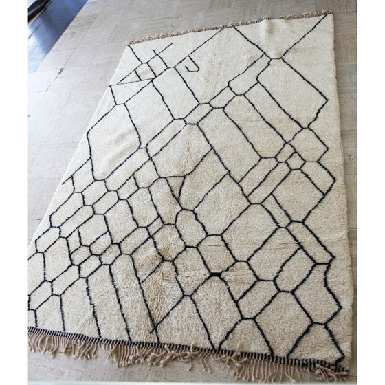 Image 1 of Vintage-Teppich Béni Ouarain aus Wolle, Marokko