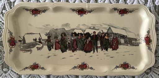 Tortenplatte Obernai Decor Steingut