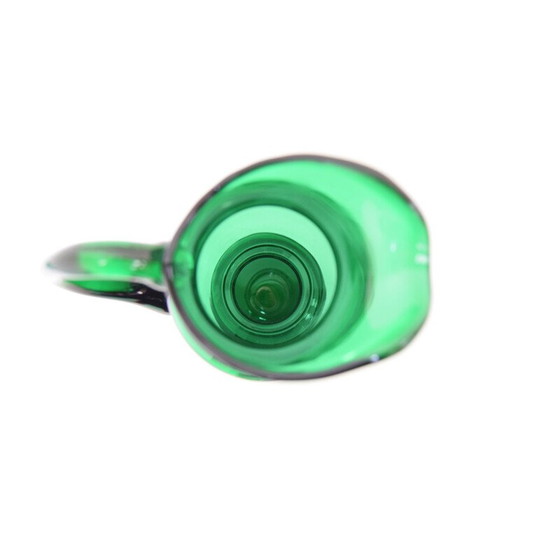 Image 1 of Krug aus tschechischem Glas von Glasswork Novy Bor, Tschechoslowakei 1930er Jahre