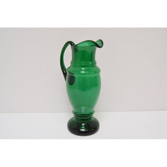 Image 1 of Krug aus tschechischem Glas von Glasswork Novy Bor, Tschechoslowakei 1930er Jahre
