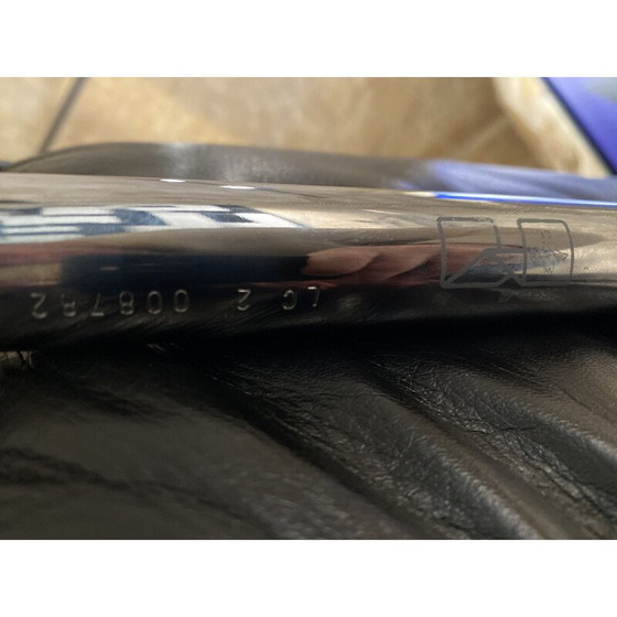 Image 1 of Vintage Lc2 Leder und Stahlrohrsofa für Cassina, 1928