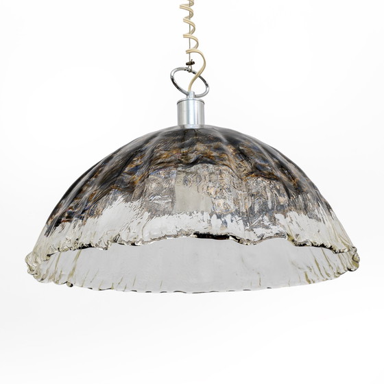 Image 1 of Avmazzega zugeschrieben Mid-Century Modern Italienisch Murano-Glas-Anhänger, 1970S