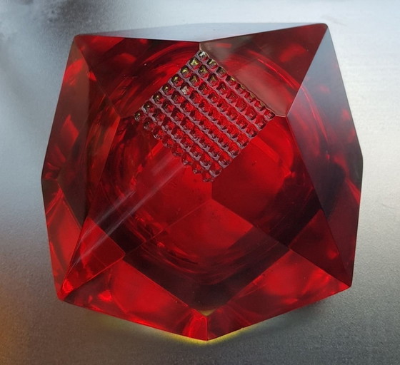 Image 1 of Sommerso Vintage-Glasschale, 1950er Jahre