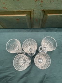 Satz von 5X Royal Leerdam Crystal Flûtes