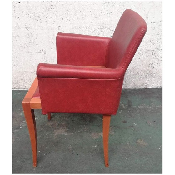 Image 1 of Vintage-Brückensessel aus Massivholz von Didier Gomez für Ligne Roset