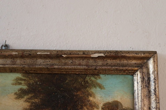Image 1 of Ölgemälde auf Leinwand, 19. Jahrhundert, signiert