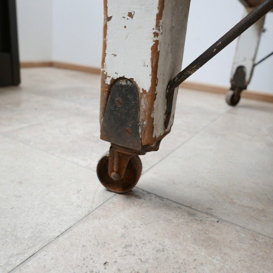 Image 1 of Beidseitiger Bäckertisch für die Küche, England 1930er Jahre