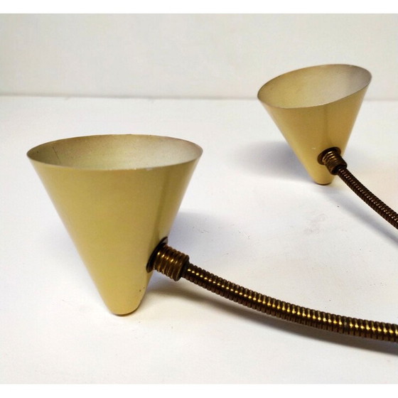 Image 1 of Vintage italienische beige Wandleuchte, 1950er Jahre