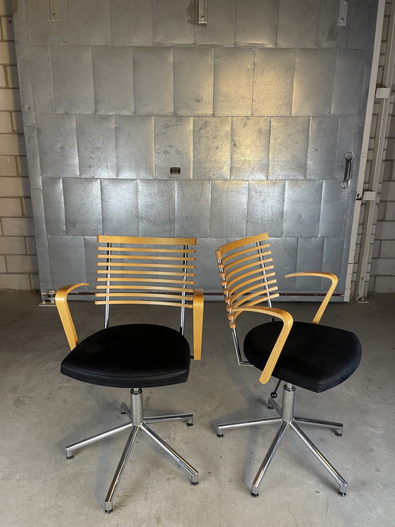 Image 1 of 2X Radius Bürostuhl von Thore Lassen & Soren Nielsen für Randers & Radius