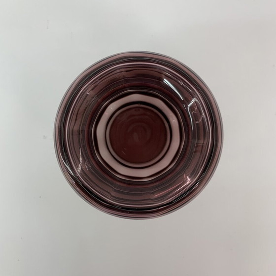 Image 1 of Art deco vintage Doyen Vase aus violettem Glas, 1930er Jahre