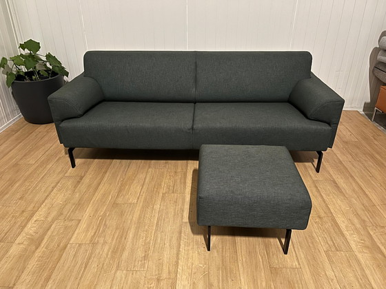 Image 1 of Rolf Benz 310 3-Sitzer Sofa mit Fußhocker