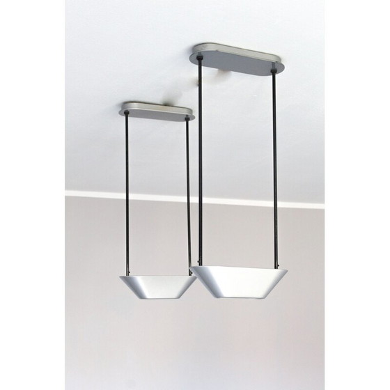 Image 1 of Paar Vintage-Pendelleuchten Sidone von De Pas, D'urbino und Lomazzi für Artemide, Italien 1980er Jahre