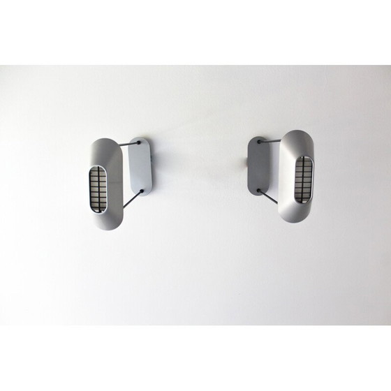 Image 1 of Paar Vintage-Pendelleuchten Sidone von De Pas, D'urbino und Lomazzi für Artemide, Italien 1980er Jahre