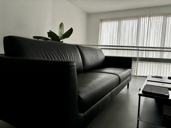 Image 1 of Evidence Brisa Sofa 3-Sitzer Leder Schwarz