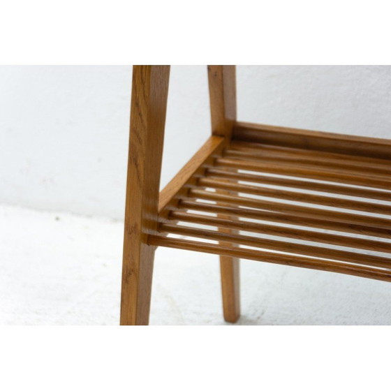 Image 1 of Vintage Beistelltisch aus Buchenholz und Formica, Tschechoslowakei 1960er Jahre