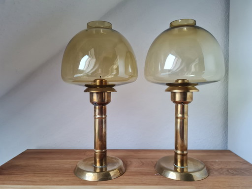 2x Vintage Kerzenlichter