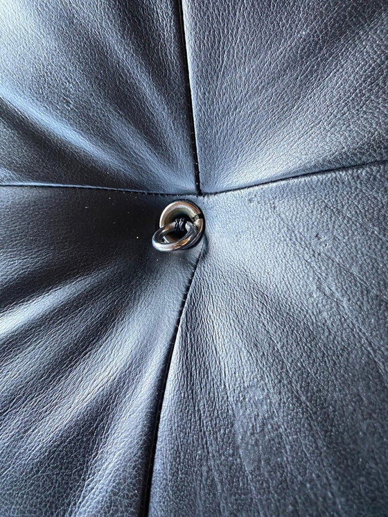 Image 1 of Mario Bellini - Camaleonda Sofa - 1972 Schwarzes genarbtes Leder