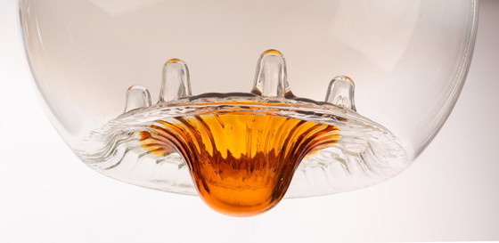 Image 1 of Große mundgeblasene Mazegna Pendelleuchte aus Murano