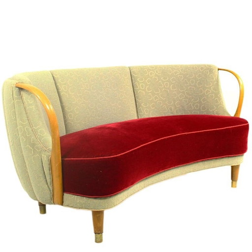 Klassisches dänisches Sofa von N.A. Jørgensen Møbelfabrik, 1950er Jahre