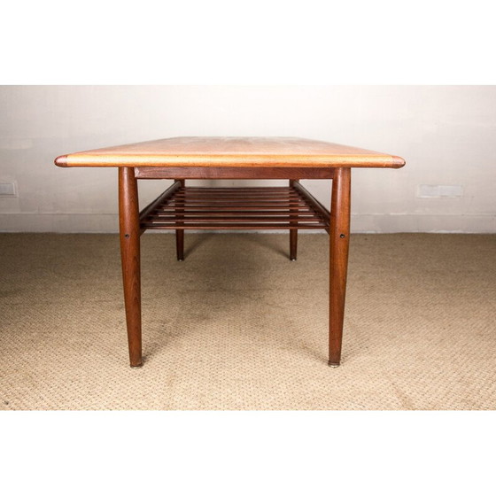 Image 1 of Vintage Couchtisch aus Teakholz von Grete Jalk für Glostrup Mobelfabrik, Dänemark 1960