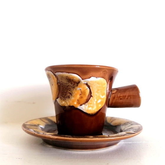 Image 1 of Kaffeeservice Aus Keramik Vintage Fat Lava 1960