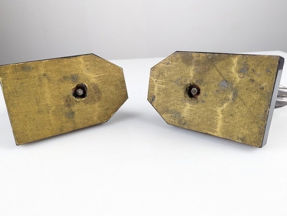 Image 1 of Original antike Art Deco ''Gazelle" Buchstützen von H. Moreau