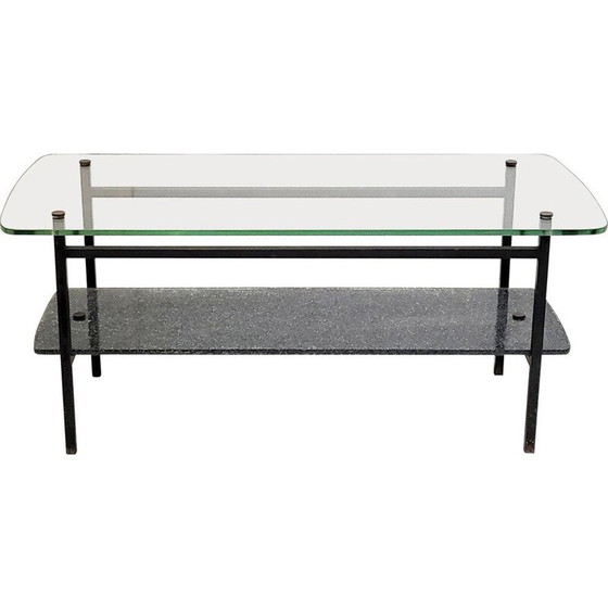 Image 1 of Vintage Couchtisch aus Glas, 1950