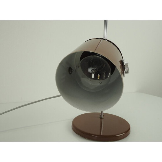Image 1 of Verstellbare Tischleuchte aus Metall und Chrom von Stanislav Indra für Combi Lux, Tschechoslowakei 1970