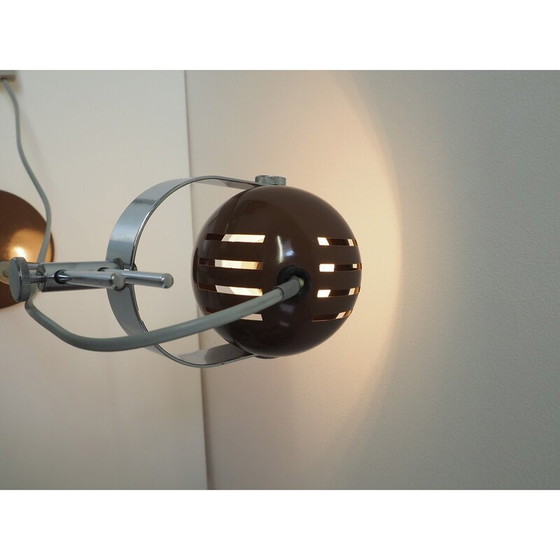 Image 1 of Verstellbare Tischleuchte aus Metall und Chrom von Stanislav Indra für Combi Lux, Tschechoslowakei 1970