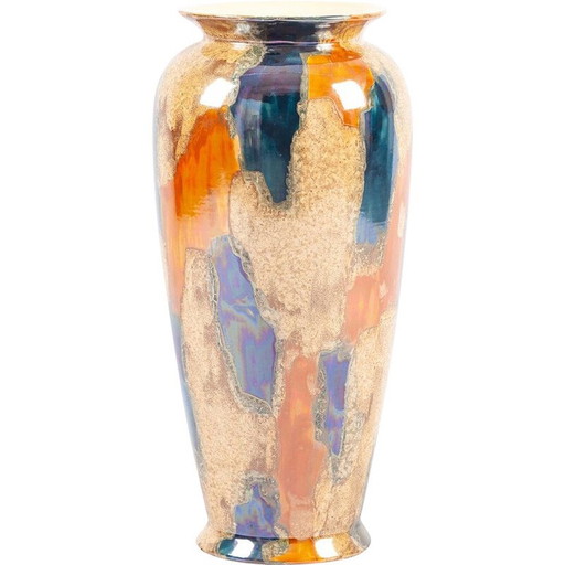 Bodenvase aus polychromer Keramik für Scheurich, 1960