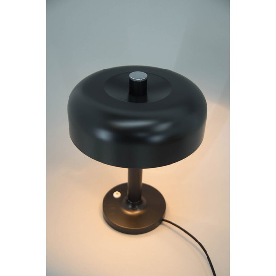 Image 1 of Schwarze tischlampe Mid Century von Napako, 1970er