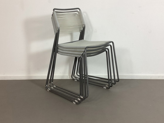 Image 1 of 4 Vintage Ikea Melker Scoobidoe Spaghetti Stackable Stühle Lisa Norinder