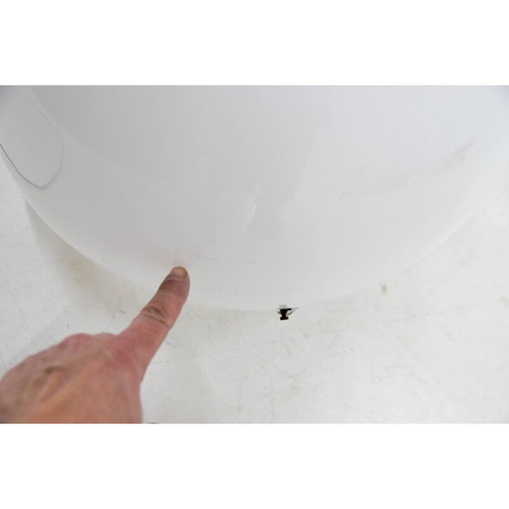 Image 1 of Weiße Vintage-Hängeleuchte von Harvey Guzzini für Meblo, Italien 1970