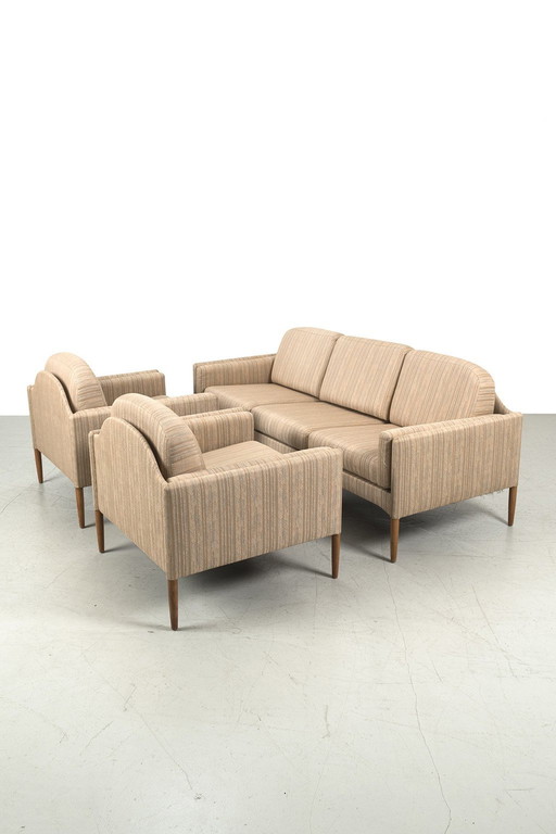 Schickes Sofa mit zwei Sesseln 67756