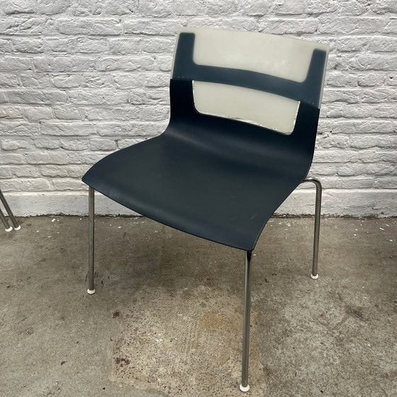 Image 1 of 4X Design Stühle 'Otto' - B&B Italia - Antonio Cittero / Toan Nguyen