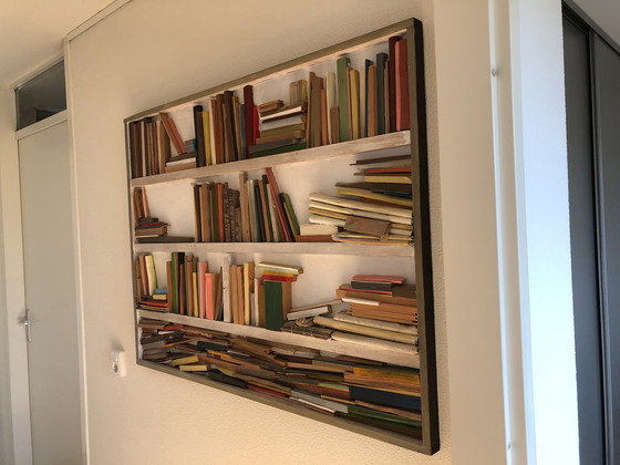 Image 1 of Frans Drumming - Kunstobjekt "Bücherregal"