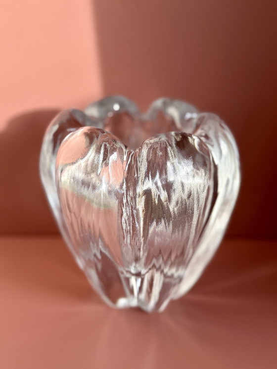 Image 1 of Vicke Lindstrand Stella Polaris Vase für Orrefors