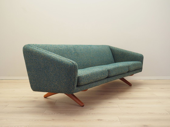 Image 1 of Grünes Melange Sofa, Dänisches Design, 1960er Jahre, Hersteller: A. Mikael Laursen, Designer: Illum Wikkelsø