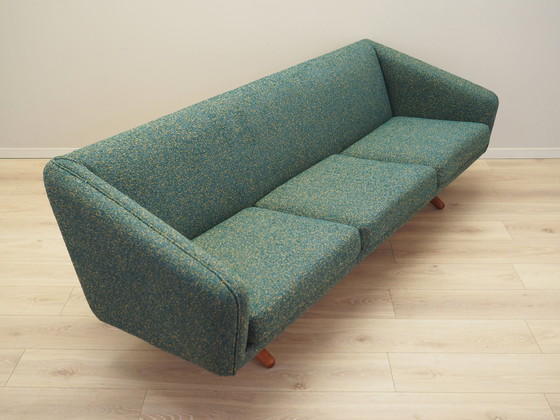 Image 1 of Grünes Melange Sofa, Dänisches Design, 1960er Jahre, Hersteller: A. Mikael Laursen, Designer: Illum Wikkelsø