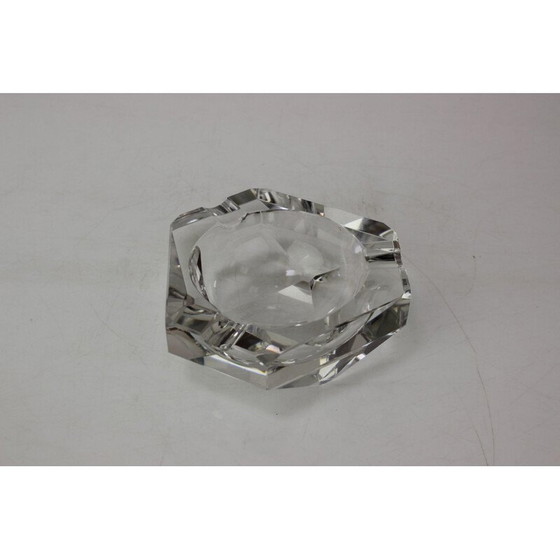 Image 1 of Vintage Aschenbecher aus Kristallglas von Bohemia Glass, Tschechoslowakei 1970