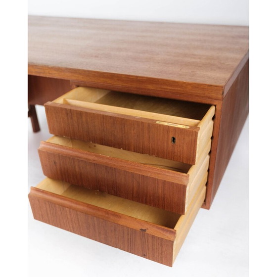 Image 1 of Vintage-Schreibtisch aus Teakholz von Omann Junior, 1960er Jahre