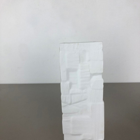 Image 1 of Paar Vintage Op Art Porzellan Vase von Heinrich Ceramics Deutschland 1970er Jahre